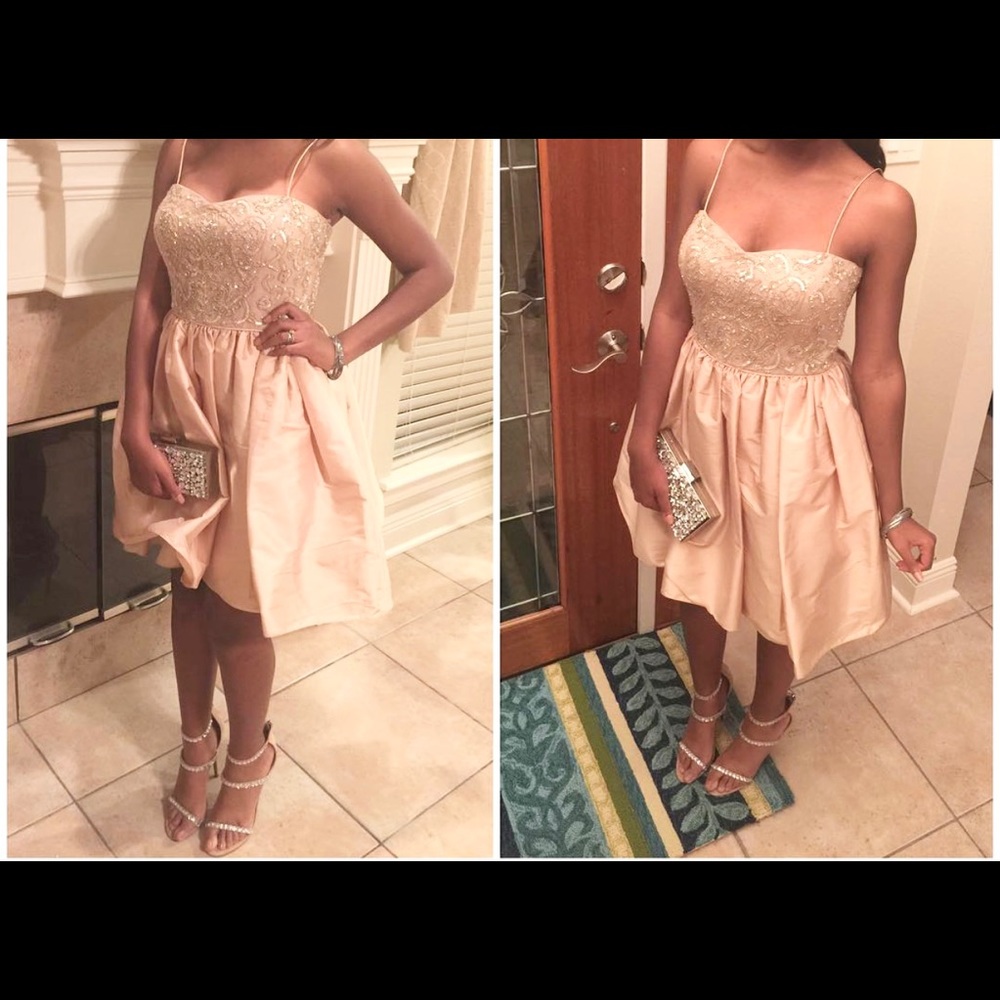 Aidan Mattox A-Line Sweetheart Tulle Short Dresses - Picture 4 of 5